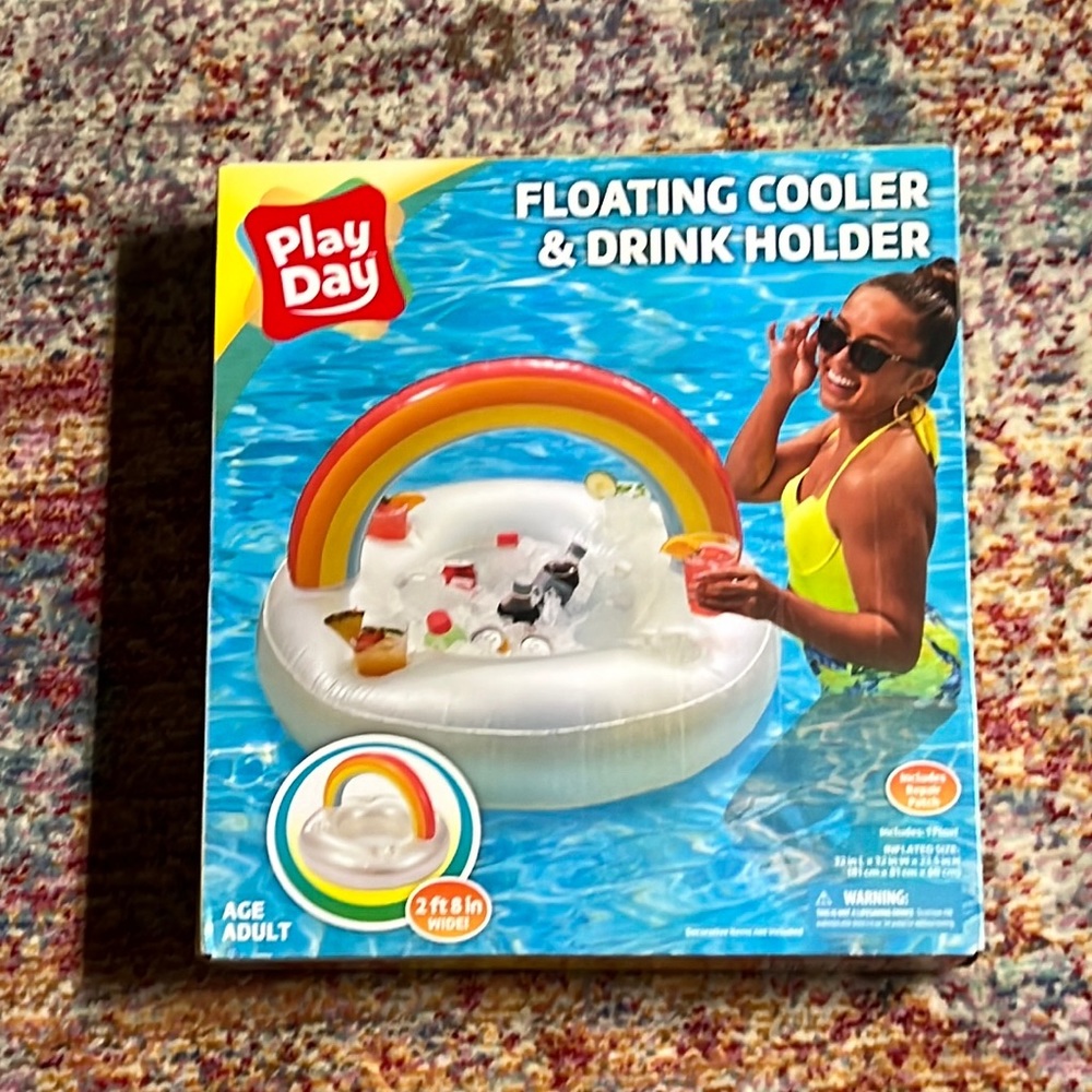 NIB Play Day Floating Cooler & Drink Holder